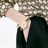 Michael Kors Jaryn Quartz Gold Dial Two Tone Steel Strap Watch for Women - MK4341 Authentic Buy Shop Now