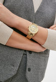 Michael Kors Ritz Pave Crystals Gold Dial Gold Steel Strap Watch for Women - MK6862 Authentic Buy Shop Now