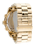 Michael Kors Runway Quartz Orange Dial Gold Steel Strap Watch For Women - MK5930 Authentic Buy Shop Now