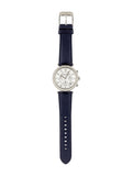 Michael Kors Parker White Dial Navy Blue Leather Strap Watch for Women - MK2293 Authentic Buy Shop Now