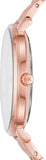 Michael Kors Charley Three-Hand Analog Rose Gold Dial Rose Gold Steel Strap Watch for Women - MK4400 Authentic Buy Shop Now
