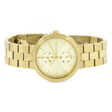 Michael Kors Garner Quartz Gold Dial Gold Steel Strap Watch For Women - MK6408 Authentic Buy Shop Now