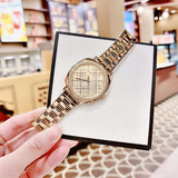 Michael Kors Nia Quartz Gold Dial Gold Steel Strap Watch For Women - MK3989 Authentic Buy Shop Now