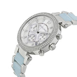 Michael Kors Parker White Dial Two Tone Steel Strap Watch for Women - MK6138 Authentic Buy Shop Now