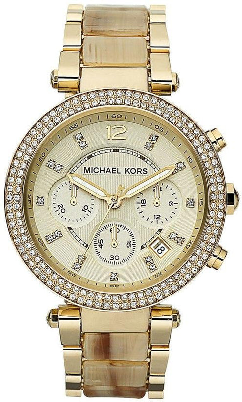 Michael Kors Parker Gold Dial Gold Steel Strap Watch for Women - MK5632 Authentic Buy Shop Now