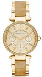 Michael Kors Parker Gold DIal Gold Steel Strap Watch for Women - MK5842 Authentic Buy Shop Now