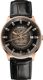 Mido Commander Automatic Black Dial Black Leather Strap Watch For Men - M021.407.36.411.00 Authentic Buy Shop Now