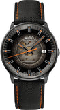 Mido Commander Automatic Gradient Black Dial Black Nylon Strap Watch For Men - M021.407.37.411.00 Authentic Buy Shop Now