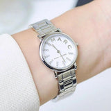 Marc Jacobs Roxy White Dial Silver Steel Strap Watch for Women - MJ3568 Authentic Buy Shop Now
