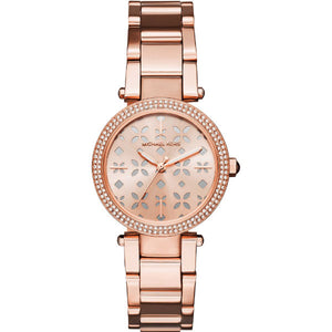 Michael Kors Parker Rose Gold Dial Steel Strap Watch for Women - MK6470 Authentic Buy Shop Now
