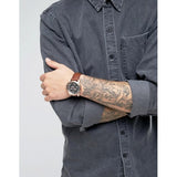 Michael Kors Ryker Chronograph Analog Blue Dial Brown Leather Strap Watch For Men - MK8518 Authentic Buy Shop Now