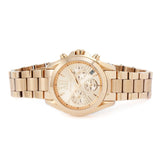 Michael Kors Bradshaw Chronograph Rose Gold Dial Rose Gold Steel Strap Watch for Women - MK5799 Authentic Buy Shop Now