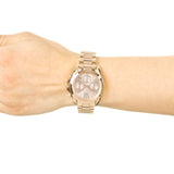 Michael Kors Bradshaw Chronograph Rose Gold Dial Rose Gold Steel Strap Watch for Women - MK5799 Authentic Buy Shop Now