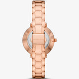 Michael Kors Pyper Quartz Rose Gold Dial Rose Gold Steel Strap Watch For Women - MK1040 Authentic Buy Shop Now