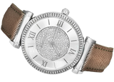 Michael Kors Caitlin Quartz Silver Dial Gray Leather Strap Watch For Women - MK2377 Authentic Buy Shop Now