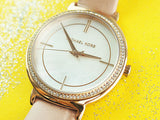 Michael Kors Cinthia Mother of Pearl Dial Pink Leather Strap Watch for Women - MK2663 Authentic Buy Shop Now