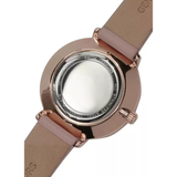 Michael Kors Pyper Analog White Dial Pink Leather Strap Watch For Women - MK2803 Authentic Buy Shop Now