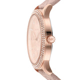Michael Kors Tibby Multifunction Rose Gold Dial Pink Leather Strap Watch For Women - MK2955 Authentic Buy Shop Now