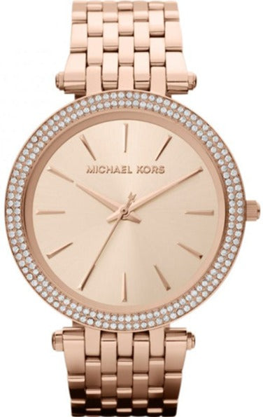 Michael Kors Darci Rose Gold Dial with Diamonds Rose Gold Stainless Steel Strap Watch for Women - MK3192 Authentic Buy Shop Now