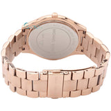 Michael Kors Slim Runway Rose Gold Dial Rose Gold Steel Strap Watch for Women - MK3197 Authentic Buy Shop Now