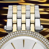 Michael Kors Darci Silver Dial Two Tone Stainless Steel Strap Watch for Women - MK3215 Authentic Buy Shop Now