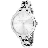 Michael Kors Slim Runway Silver Dial Silver Steel Strap Watch for Women - MK3279 Authentic Buy Shop Now