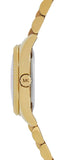 Michael Kors Lexington Quartz Orange Dial Gold Steel Strap Watch For Women - MK3284 Authentic Buy Shop Now