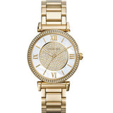 Michael Kors Catlin Mother of Pearl Dial Gold Steel Strap Watch for Women - MK3332 Authentic Buy Shop Now