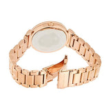 Michael Kors Catlin Black Dial Rose Gold Steel Strap Watch for Women - MK3339 Authentic Buy Shop Now