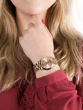 Michael Kors Slim Runway Rose Gold Dial Rose Gold Steel Strap Watch for Women - MK3513 Authentic Buy Shop Now
