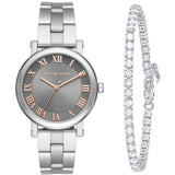 Michael Kors Norie Grey Dial Silver Stainless Steel Strap Watch for Women - MK3559 Authentic Buy Shop Now