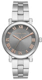 Michael Kors Norie Grey Dial Silver Stainless Steel Strap Watch for Women - MK3559 Authentic Buy Shop Now