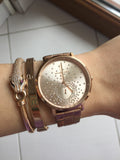 Michael Kors Jaryn Rose Gold Dial Rose Gold Steel Strap Watch for Women - MK3621 Authentic Buy Shop Now
