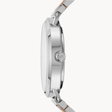 Michael Kors Portia Quartz Silver Dial Two Tone Steel Strap Watch For Women - MK3709 Authentic Buy Shop Now