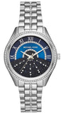 Michael Kors Lauryn Blue Dial Silver Steel Strap Watch for Women - MK3720 Authentic Buy Shop Now