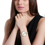 Michael Kors Jaryn Quartz Gold Dial Gold Steel Strap Watch For Women - MK3784 Authentic Buy Shop Now