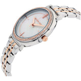 Michael Kors Cinthia Mother of Pearl Dial Two Tone Steel Strap Watch For Women - MK3831 Authentic Buy Shop Now