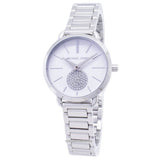 Michael Kors Portia Quartz Silver Dial Silver Steel Strap Watch For Women - MK3837 Authentic Buy Shop Now