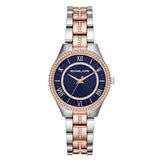 Michael Kors Lauryn Quartz Blue Dial Two Tone Steel Strap Watch For Women - MK3929 Authentic Buy Shop Now