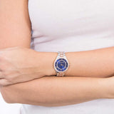 Michael Kors Lauryn Quartz Blue Dial Two Tone Steel Strap Watch For Women - MK3929 Authentic Buy Shop Now