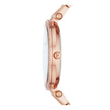 Michael Kors Sofie Analog Quartz Blue Dial Rose Gold Steel Strap Watch For Women - MK3971 Authentic Buy Shop Now