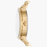 Michael Kors Melissa Quartz Gold Dial Gold Steel Strap Watch for Women - MK4368 Authentic Buy Shop Now