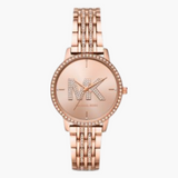 Michael Kors Melissa Pave Quartz Rose Gold Dial Rose Gold Steel Strap Watch for Women - MK4372 Authentic Buy Shop Now