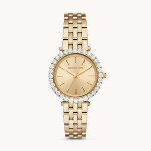 Michael Kors Darci Analog Gold Dial Gold Steel Strap Watch For Women - MK4513 Authentic Buy Shop Now