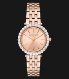 Michael Kors Darci Quartz Rose Gold Dial Rose Gold Steel Strap Watch For Women - MK4514 Authentic Buy Shop Now