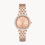 Michael Kors Darci Quartz Rose Gold Dial Rose Gold Steel Strap Watch For Women - MK4514 Authentic Buy Shop Now