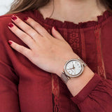 Michael Kors Darci Quartz Mother of Pearl White Dial Rose Gold Mesh Bracelet Watch For Women - MK4519 Authentic Buy Shop Now