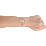 Michael Kors Jaryn Analog Rose Gold Dial Pink Steel Strap Watch For Women - MK4545 Authentic Buy Shop Now
