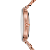 Michael Kors Pyper Analog Black Dial Rose Gold Mesh Strap Watch For Women - MK4566 Authentic Buy Shop Now
