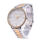 Michael Kors Pyper Three Hand White Dial Two Tone Steel Strap Watch For Women - MK4595 Authentic Buy Shop Now
